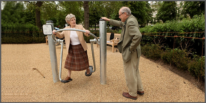 anziani al parco
