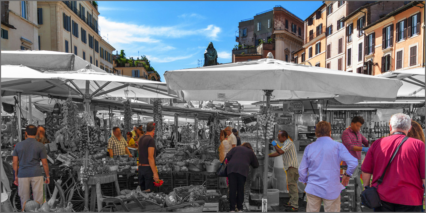 mercato in Piazza